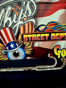 2017 & Up Harley-Davidson M8 Touring 2-Into-1 Performance Exhaust Pipe – “The Racing Dragon.”